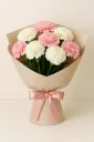 🌸 Pink & White Carnations Bouquet