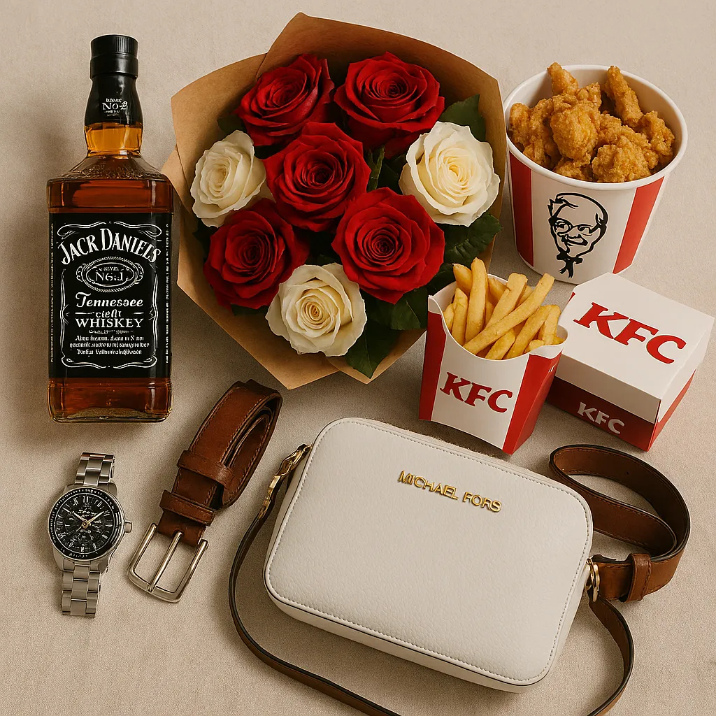 🥃 JD + 🍗 KFC + 🌹 BOUQUET + 🎁GIFT SET
