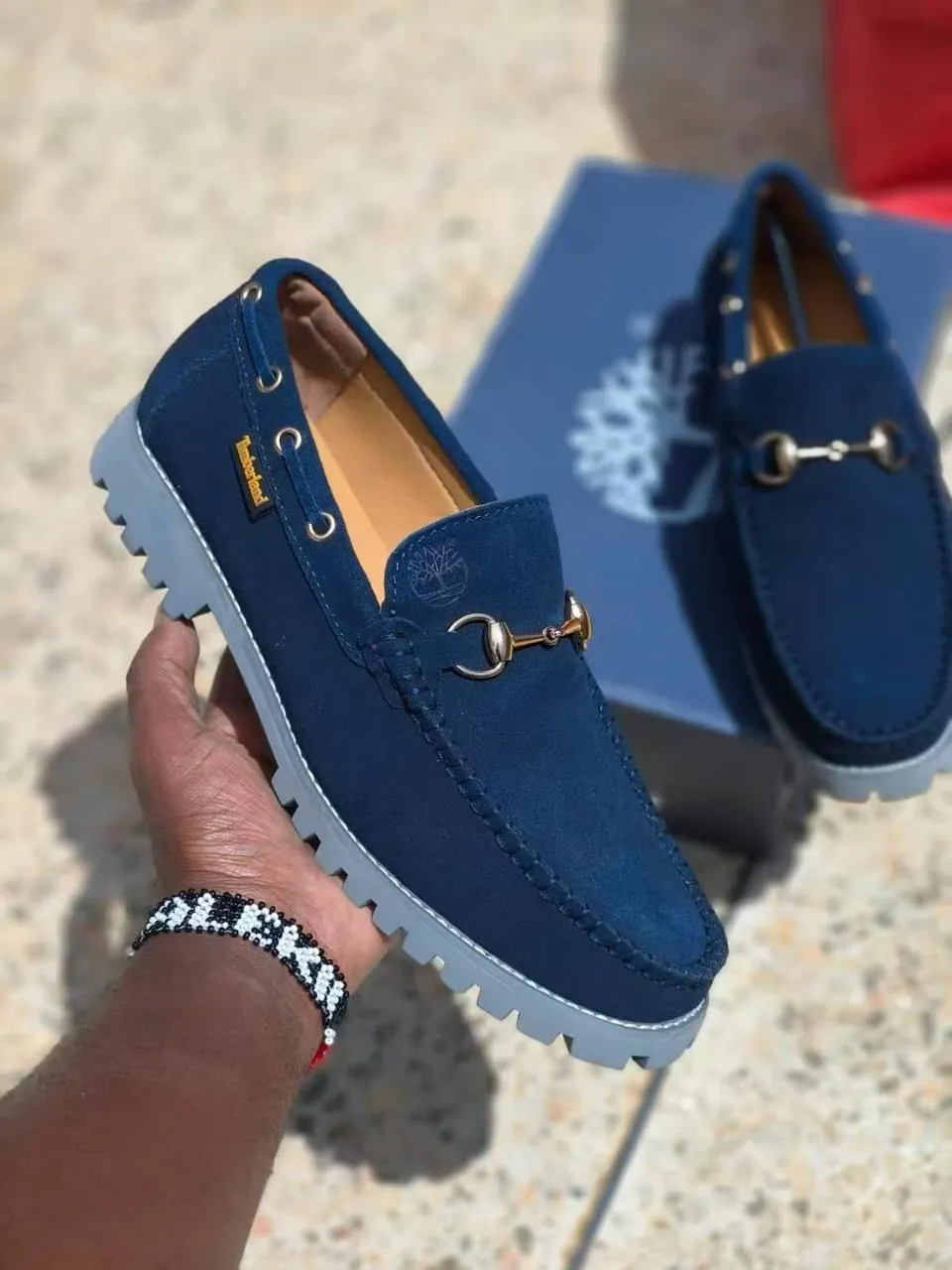 [TIMBLOAFNAVY3945] Timberland Loafers - Nautical Blue Edition ⚓👟