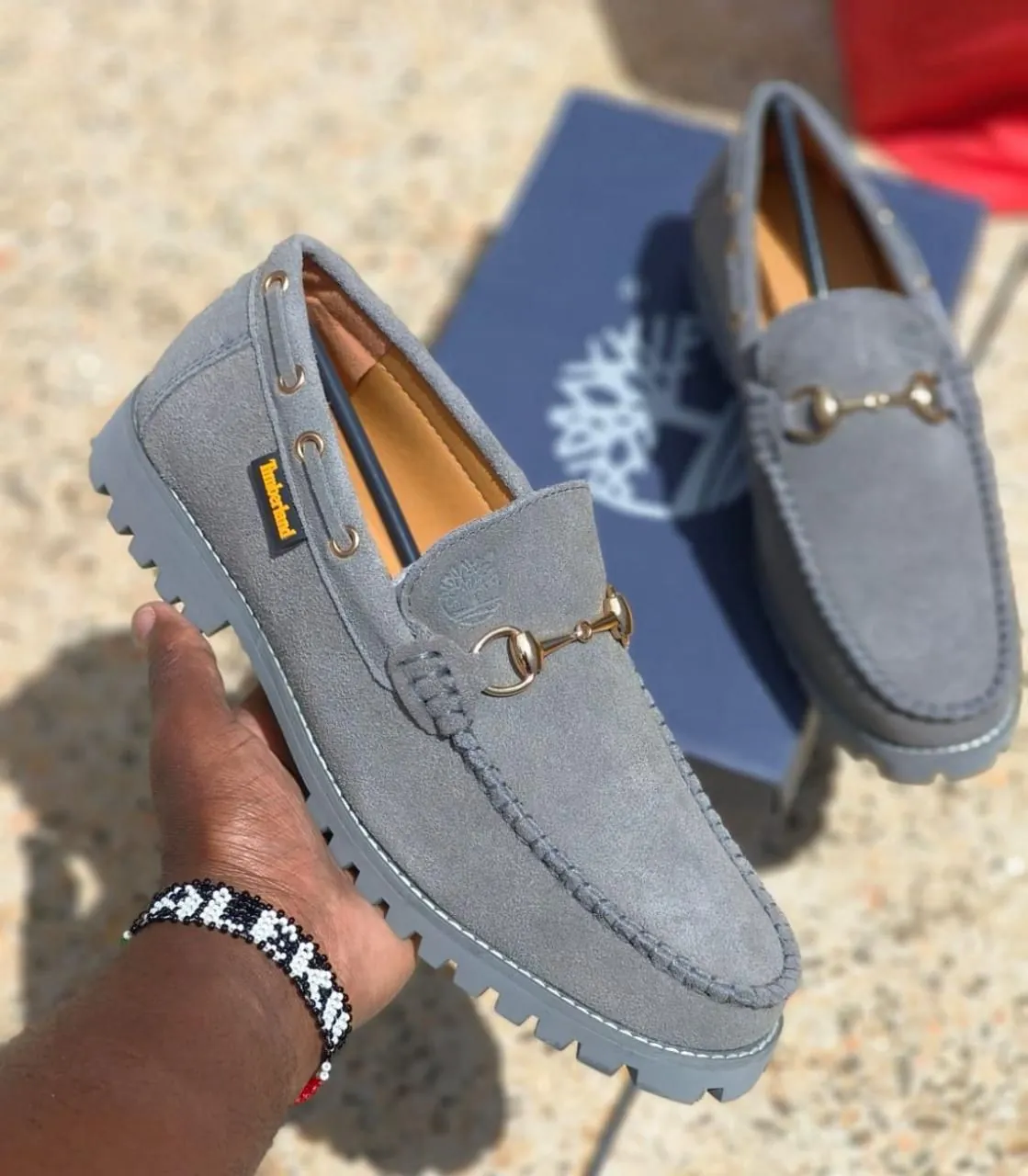 [TBLFRSRGE020826A] Timberland Loafers - Grey Elegance ✨