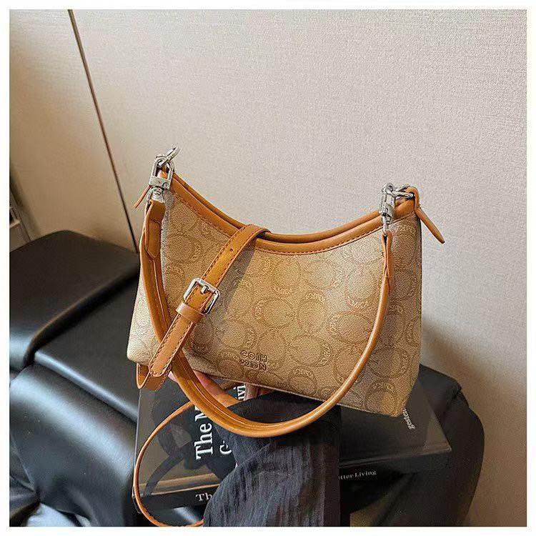 [HNDBG20260321001] Chic Monogram Shoulder Bag ✨