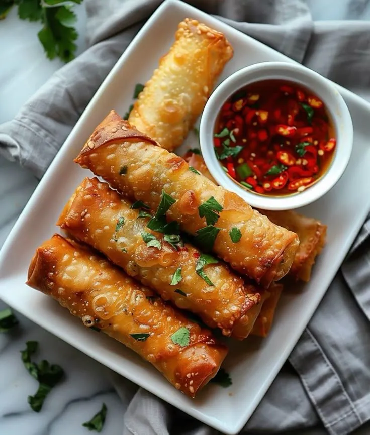 Golden Spring Roll Feast (Pack of 16) 🥢🌶️