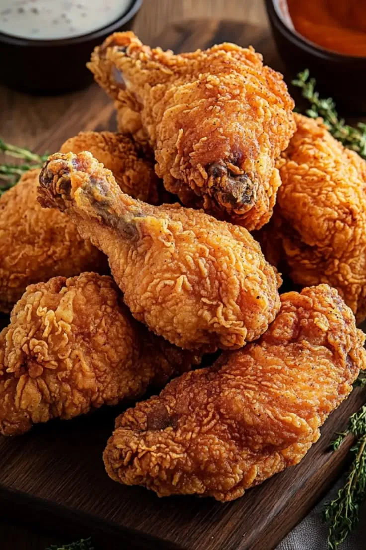 Crispy Fried Chicken Feast (10 Pieces) 🍗🔥